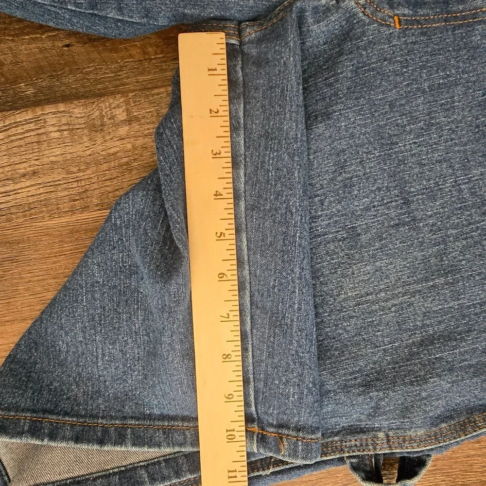 Dickies FLF Carpenter Denim Shorts Men 38 Blue Workwear Utility Stretch DX220SNB